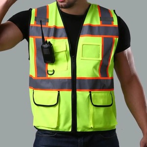 Chaqueta reflectora de protección de chaleco reflectante de seguridad de alta visibilidad para trabajadores de la construcción - Product Image 3