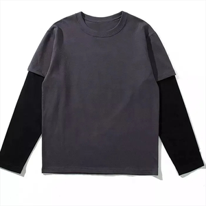 Fabricant de vêtements Vêtements de sport décontractés pour hommes personnalisés Vêtements de Offre Spéciale d'entraînement à manches longues avec logo personnalisé T-shirts pour hommes - Product Image 1