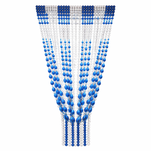 Cortinas de Vidrio para el Hogar, Ventanas, Puertas, Decorativas, Separador de Ambientes, Paneles de Cortina Interiores Hechos a Mano, Multicolores, en Caja - Product Image 1