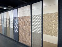 Carreaux muraux intérieurs en céramique vitrifiée style parquet rustique, blanc ivoire poli, qualité AAA, 300x600mm, forme carrée, ISO9001