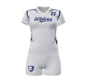 Maillots et shorts de volley-ball OEM ODM, logo personnalisé, vêtements d'équipe pour jeunes adultes, ensemble d'uniformes de compétition sportive - Product Image 5