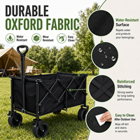 Chariot utilitaire pliable à quatre roues BNcompany pour pavés lisses, personnalisable, compatible OEM, gain de place pour le shopping