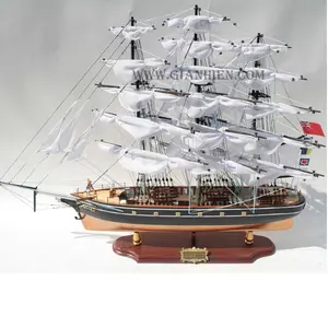 CUTTY SARK NATURAL WOOD HIGH QUALITY TALL SHIPS WOODEN MODEL BOAT HANDICRAFT 2023_NEW PRODUCT