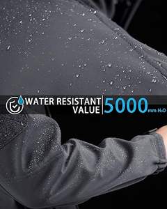 Chaquetas de Invierno de Alta Calidad en Tela Softshell, Chaquetas de Esquí Softshell, Cortavientos, Impermeables para Exteriores - Product Image 2