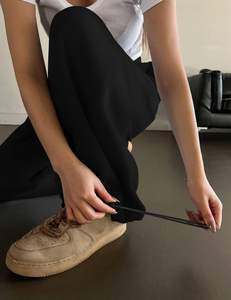 <span class=keywords><strong>Pantalon</strong></span> ample <span class=keywords><strong>taille</strong></span> <span class=keywords><strong>haute</strong></span> US Stock polaire doublé pantalons de survêtement pour femmes Joggers à jambes larges cordon de serrage poignets Baggy Sweat Jogging <span class=keywords><strong>pantalon</strong></span> - Product Image 4