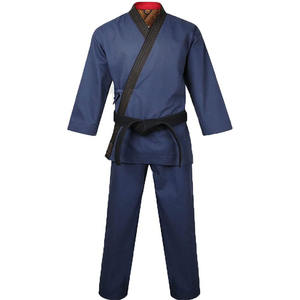 Unisex High Quality Cotton Karate Uniform Set Custom Colors OEM Custom Front Breathable Durable Adult Judo Fighting SI-JG-018 - Product Image 1