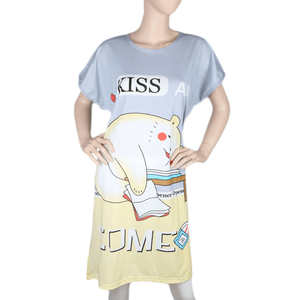 Chemise de nuit pour femme - Gris - Product Image 2