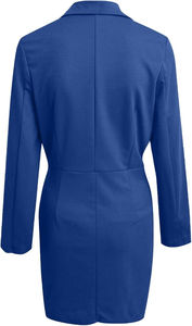 2025 meilleures ventes robes d'affaires pour femmes robes de haute qualité vêtements pour femmes couleur unie bureau dame carrière robe avec ceinture - Product Image 3