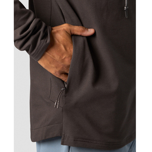 Logo brodé personnalisé Différentes couleurs Sweat-shirts thermiques personnalisés pour hommes Streetwear Pulls à capuche pour hommes en vente - Product Image 5