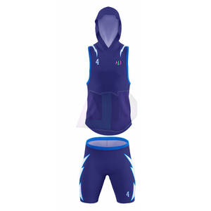 Ensemble d'uniformes de compression 7v7 en gros, conçu pour un confort maximal, léger, durable, séchage rapide, tissu respirant en polyester - Product Image 2