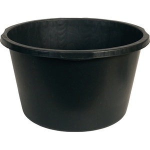 GRIPLINE O 40L Reinforced Black Mortar Tub for <b>Masonry</b> <b>Materials</b> - Product Image 1