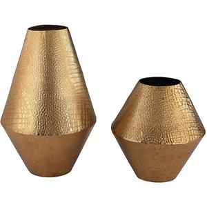 Modern Superior Quality Aluminium Metal <b>Table</b> <b>Vase</b> Stylish Flower <b>Vase</b> for Home Dinner <b>Table</b> Top Decoration Fine Modern Design - Product Image 2
