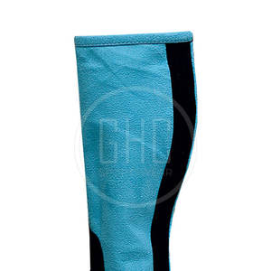 Vente en gros de demi-gambières d'équitation pour chevaux en cuir véritable, confortables et de haute qualité - Product Image 5