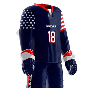 Best Sale 2024 <b>Cheap</b> Wholesale Blank Ice Hockey Jersey Hoodie Design Your Own Ice Hockey Uniform - Product Image 6