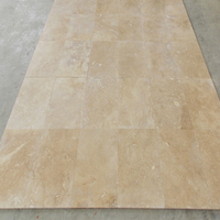 Carrelage en marbre classique de 1,2 cm d'épaisseur, 16''x24'', poli, finition semi-mate, pour intérieur/extérieur, hôtel, 150x150 mm
