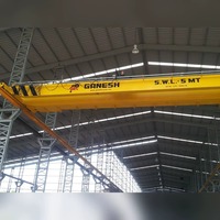 Grúa de puente aéreo de doble viga de ingeniería Ganesh de alta calidad, capacidad de 30 40 toneladas, 30 40 M de envergadura, fábrica OEM lista para enviar