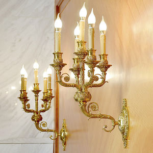 Bougie décorative design en métal Applique murale décorative design Artisanat fini personnalisé Bougie en métal Applique fabriquée en Inde - Product Image 4