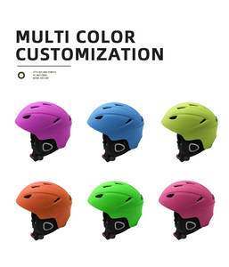 Casco de esquí de una pieza, casco de snowboard de destino certificado CE EN 1077 <span class=keywords><strong>para</strong></span> mujeres y hombres, casco de nieve de invierno - Product Image 6