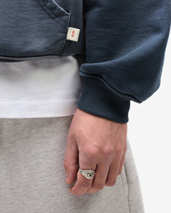 Sudadera con Capucha Casual Unisex para Hombre, Lavado Ácido, Estilo Vintage, 100% Algodón, Sudadera de Forro Polar, Venta al por Mayor OEM, Sudaderas Personalizadas para Hombre - Product Image 4