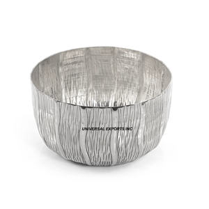 Cuenco de metal plateado para chocolate Cuenco dulce hecho a mano de calidad superior Cuenco de chocolate de lujo al por mayor con estilo clásico - Product Image 1