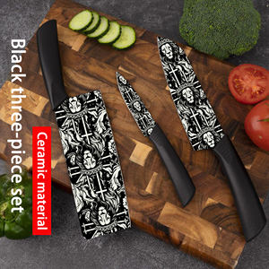 Juego de Cuchillos de Chef de Cerámica Profesional en Oferta, 5 Piezas, Mangos de Plástico Duraderos para Entusiastas de la Cocina, Entrega Rápida - Product Image 4