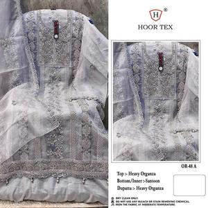 Look Elegante Colección Premium Nueva Variedad Calidad Superior Premium Heavy Organza Con Zarkan Work Salwar Suit - Product Image 2