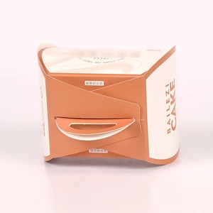 Customize Cake Boxes Souffle Cake Sweet Bakery Cake Packaging Box With Handle
