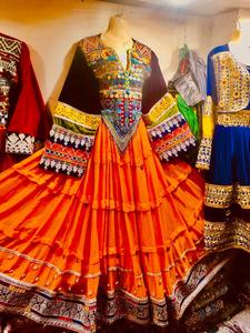 2024 robe traditionnelle afghane Kuchi pour les femmes robe de Festival brodée à la main dentelle Sequin réfléchissant la Culture pachtoune - Product Image 6