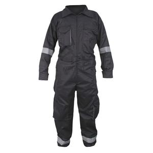 High Quality Polyester / Cotton Custom Work Workwear <b>Men</b> Work Wear <b>Jacket</b> <b>Black</b> Safety Uniform Hot Price - Product Image 1
