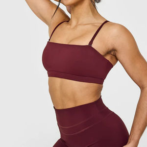 Women's Gym <b>Sports</b> <b>Bra</b> Shorts Set Breathable Fitness Apparel Outdoor Jogging Yoga Solid Print Pattern Soft Elastic Workout Top - Product Image 3