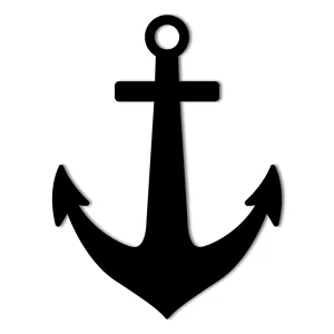 ทองเหลืองหล่อเรือโลหะสมอสําหรับตกแต่งผนังล่าสุดประติมากรรมสมอสําหรับตกแต่งบ้านสมอโลหะชุบทอง - Product Image 2