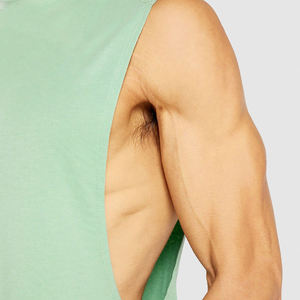 Camiseta sin mangas para hombre de color y tamaño personalizados de alta calidad, camiseta sin mangas transpirable de alto fabricante a bajo precio, camisetas sin mangas para hombre - Product Image 5