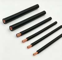 Cable de Soldadura Huaqi de Alta Flexibilidad YH 16, Núcleo 100% Cobre, Revestimiento de Goma Resistente a las Llamas para Soldadura Industrial