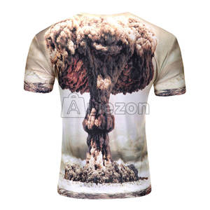 Street Wear à col rond pour hommes T-shirt de sublimation Concevez votre propre logo T-shirts de sublimation pour hommes - Product Image 2