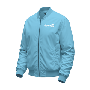 Oversized Bomber <b>Jacket</b> Polyester Cotton Casual Full Zip Elastic Cuff Custom Material Wholesale OEM Manufacturer Supplier - Product Image 2