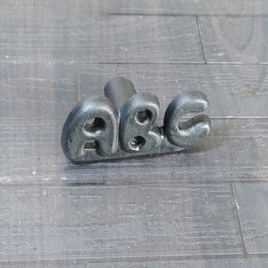 ABC Fabricación Venta directa Tipo de letra Perillas de gabinete decorativas Precio bajo Muebles Accesorios de hardware Manijas de uso de puerta - Product Image 2