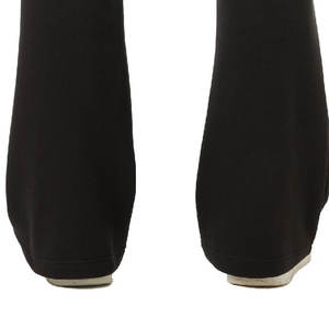 Pantalones de chándal de estilo casual para hombre con logotipo personalizado OEM, pantalones acampanados con cierre de cordón, ropa de calle de invierno transpirable de peso pesado, medio plano - Product Image 6