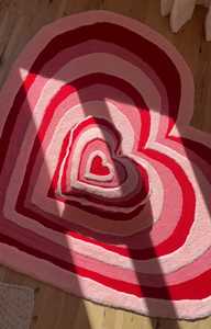 KNOT Rug Premium Tapis de zone de conception de coeur tufté à la main Tapis de laine de luxe pour la maison, hôtels Personnaliser la taille disponible - Product Image 4