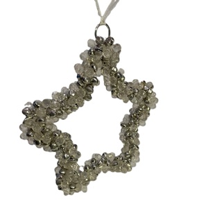 Lujo 100mm cristal con cuentas colgante estrella adorno de Navidad para árbol de Navidad y decoración del jardín del hogar bajo MOQ 100PCs - Product Image 4