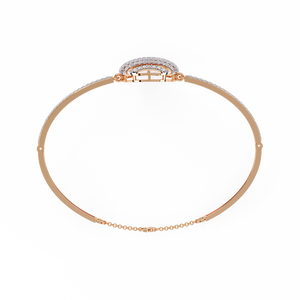 Bracelet en or 18 carats orné de diamants de laboratoire fabuleux - Product Image 6