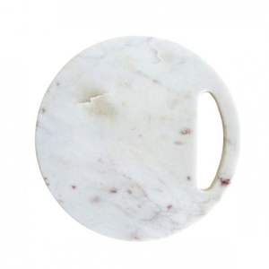 Planche à découper en marbre au design minimaliste, idéale pour les cuisines élégantes et propres, offrant une surface de coupe fonctionnelle - Product Image 1