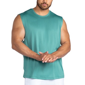 Camiseta sin mangas para gimnasio, para hombre, para culturismo, entrenamiento, personalizada, cuello redondo, color personalizado, muy vendida, para fitness y entrenamiento. - Product Image 4