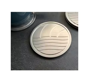 Posavasos de excelente calidad, posavasos de mesa de hoja de Metal con acabado plateado, posavasos y almohadillas para el hogar, restaurante decorativo - Product Image 1
