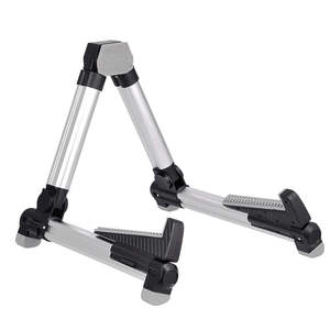 5 Core <b>Guitar</b> Stand Adjustable A Frame Shape w Rubber Pad Arms Supports Acoustic Electric Bass - Product Image 1
