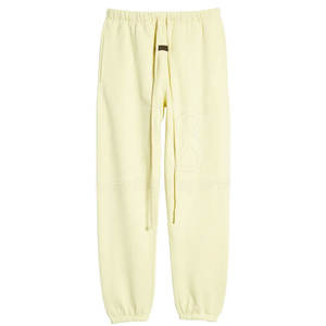 Pantalon de jogging décontracté pour homme, coupe ample, taille élastique mi-haute, design personnalisé, 380 g/m², 100 % coton lavé, anti-boulochage - Product Image 1