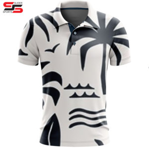 Logotipo personalizado verano poliéster Spandex sublimación personalizado secado rápido impresión hombres Polo camisetas Golf camisa - Product Image 4