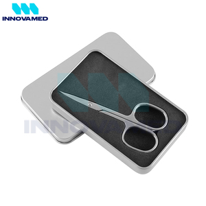 Lame incurvée 3.5 pouces utilisation de toilettage de beauté dans les salons de beauté bon fournisseur nouveauté ciseaux à sourcils de qualité Highland - Product Image 5