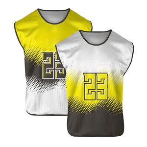 Camisetas sin mangas de Lacrosse sublimadas ligeras Malla reversible Diseño personalizado Camisetas sin mangas de poliéster 100% - Product Image 1