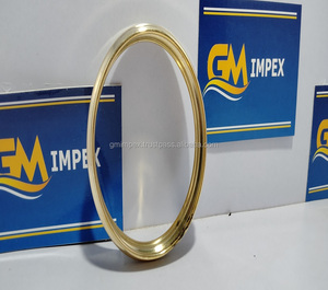 Pulsera de mujer chapada en oro de latón de 18 quilates elegante hecha a mano, accesorio de declaración de proveedor indio, regalos para fiesta - Product Image 2