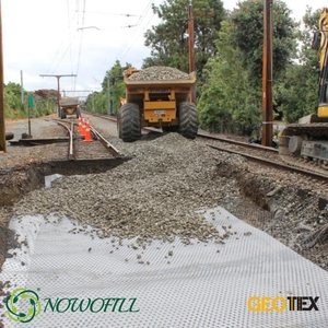 Géotextile industriel non tissé de polyester pour la voie de chemin de fer qui respecte l'environnement et anti-vieillissement - Product Image 2